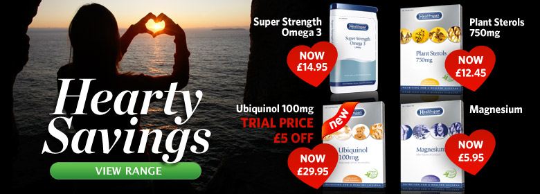Hearty Savings this month at Healthspan! Click here to see the whole range on offer... 