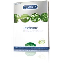 Cerebrum® Capsules - Vegetarian Algal Omega 3 DHA - Gelatin Free